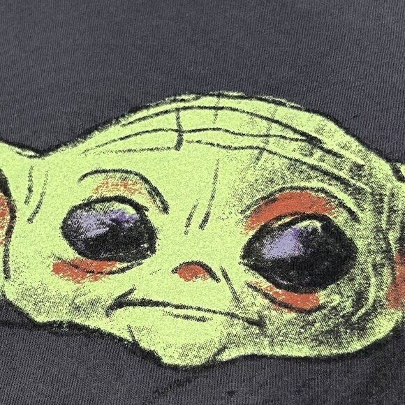 Mad Engine Star Wars Mandalorian The Child Grogu Sketch Shirt Size Large - Picture 6 of 12